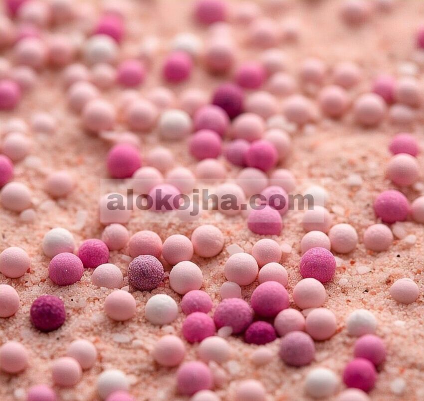 Pasir Merah Muda – Ukuran_ 0,5mm hingga 1,5mm
